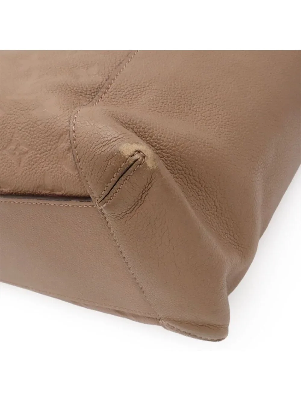 Louis Vuitton Monogram Empreinte Bagatelle 2-Way Shoulder Bag Semi Taupe